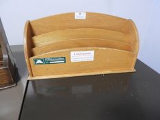 *Light Oak Letter Rack