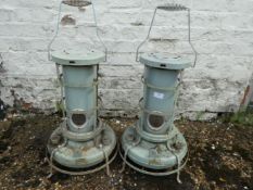 *2x Vintage Aladdin Parafin Heaters