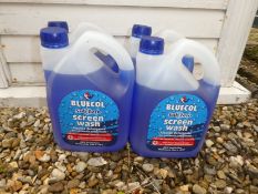 *4x Bluecol Screenwash Sub Zero 2Lt