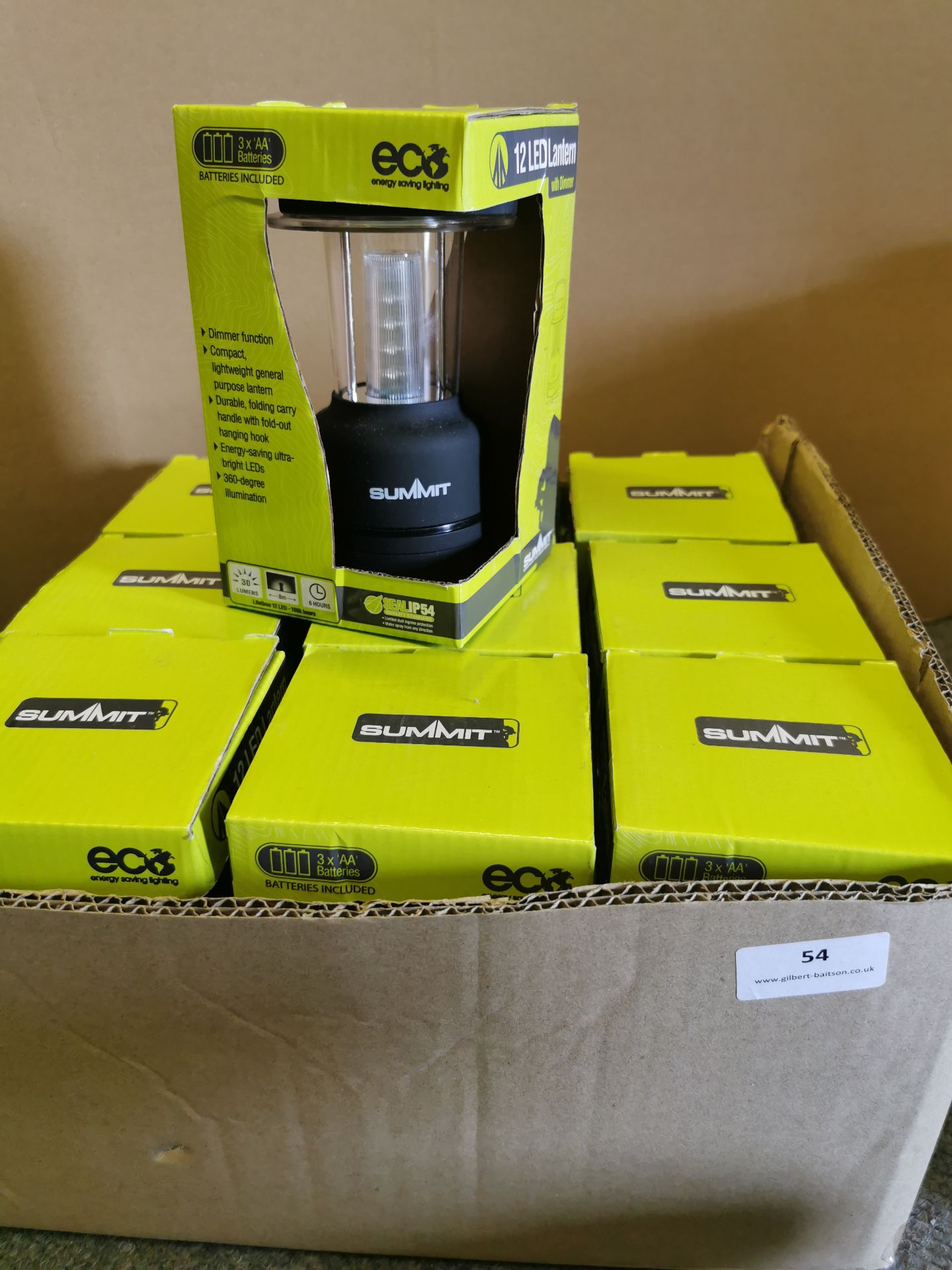 *Box 9 Summit 12LED Lanterns with Dimmer