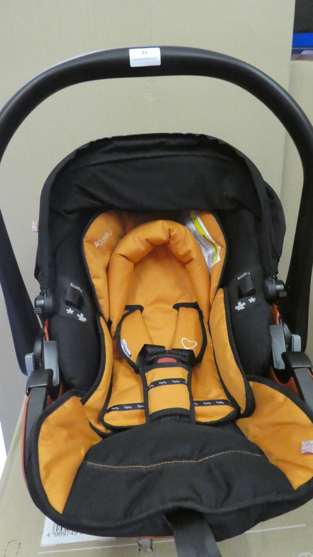 *Kiddy Evolution PRO 2 Childs Car Seat Group 0+ Jaffa Orange.New