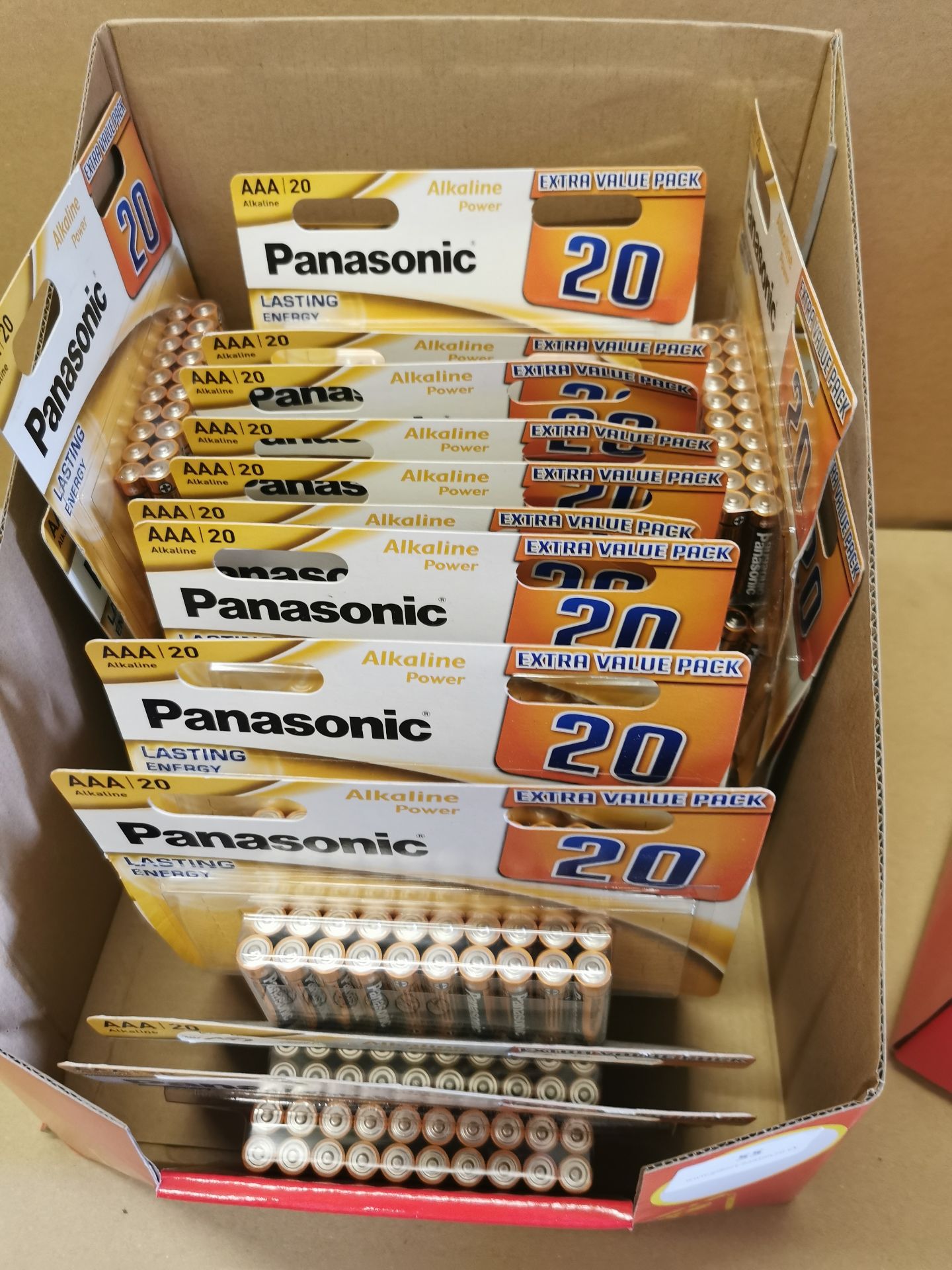 *Box approx' 30packs x20 Panasonic AAA Batteries - Image 2 of 2