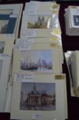 Twenty-Seven Mounted Tom Harland Prints