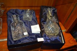 Stuart Crystal Vase, plus Water Jug and Tumbler