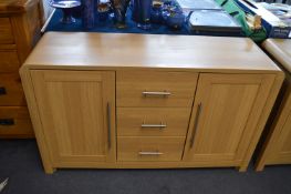 Modern Oak Effect Sideboard