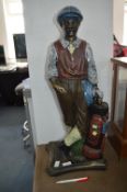 Vintage Cast Figure of a Golfer