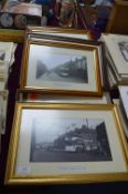 Sixteen Framed & Mounted Reproduction Hull Photogr