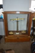 Vintage Cased Scientific Scales