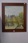 Mahogany Framed Retro Print by Holland