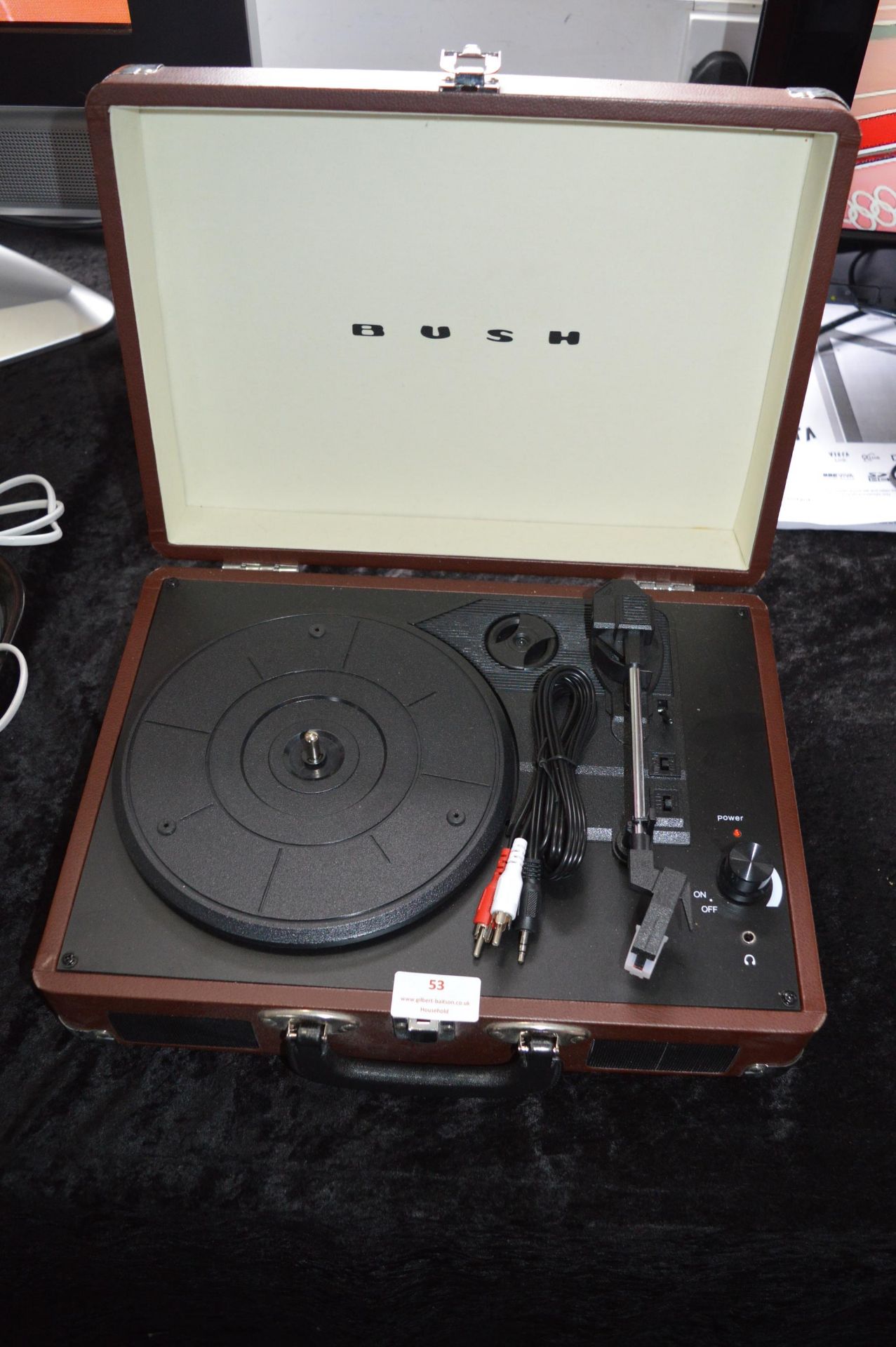 Bush Portable Vintage Style Record Player