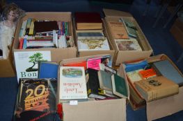 Five Boxes of Hardback & Paperback Books