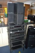 Technics Audio System with Assorted Mordaunt-Short Speakers