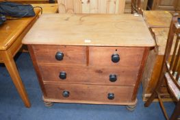 Victorian Striped Pine Two over Two Chest