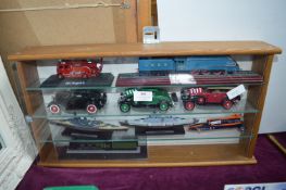 Collectors Display Case Containing Diecast Vehicle