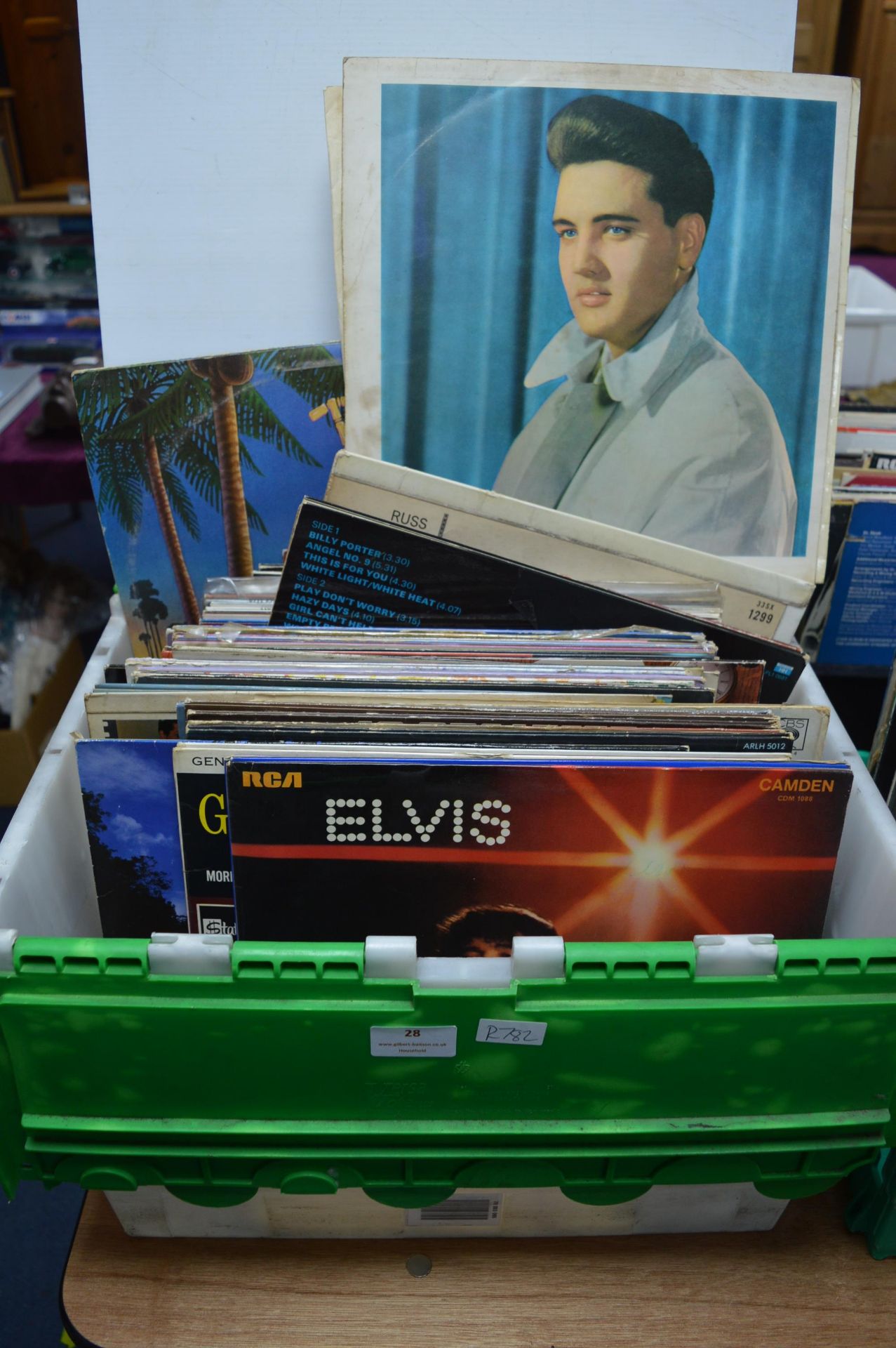 Vintage Oldies 12" LP Records: Elvis, etc.