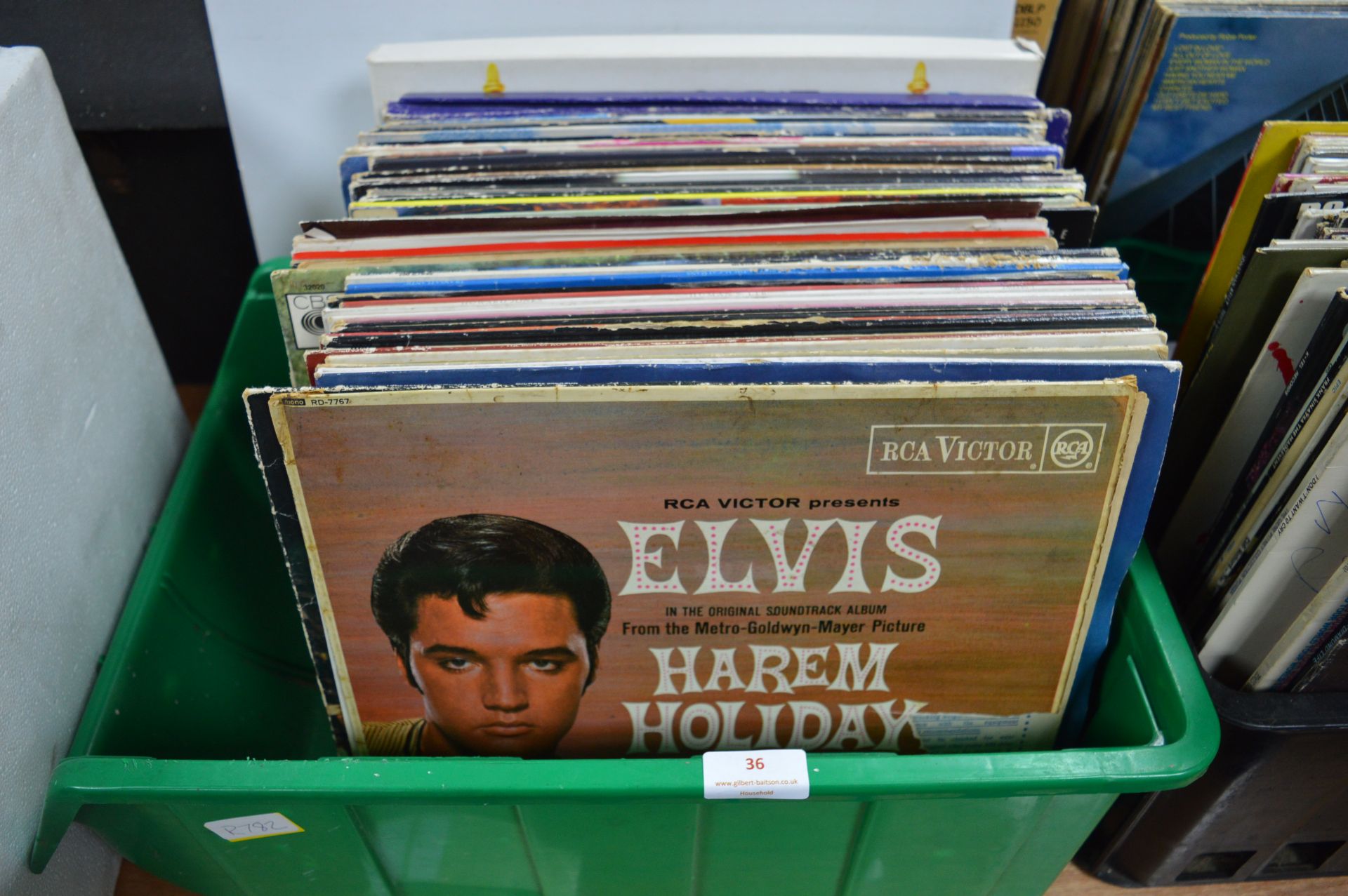 Vintage 12" LP Records; Elvis etc.