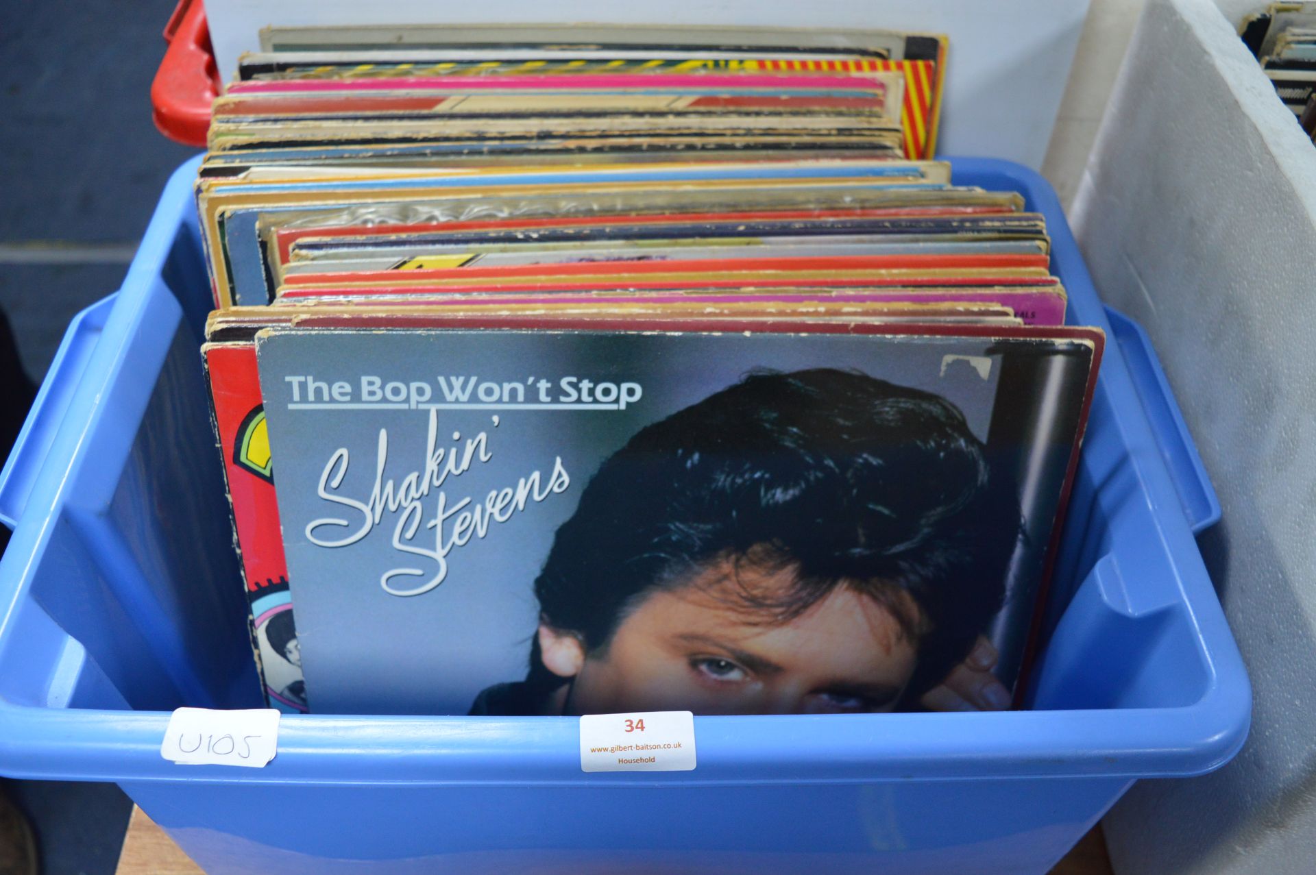 Vintage Vinyl LP Records; Shaking Stevens etc.