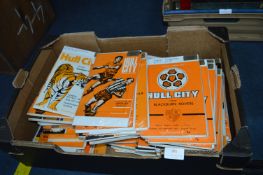 ~100 Hull City Programmes