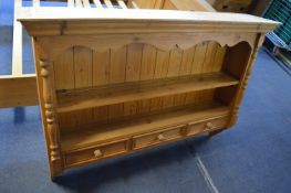 Pine Kitchen Wall Shelves