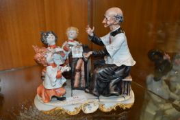 Capodimonte Figure - Singing Lessons