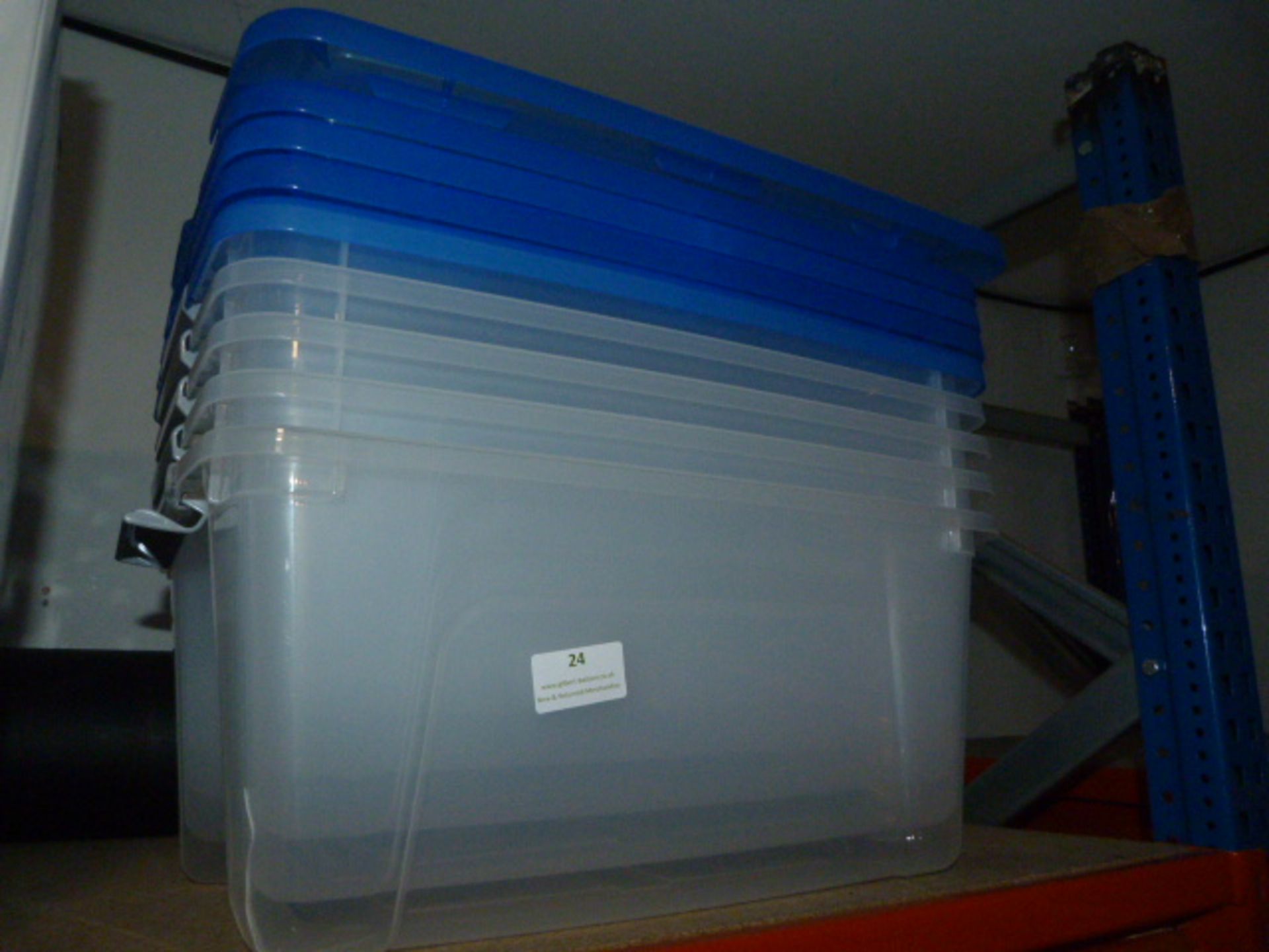 *4 Storage Boxes with Lids