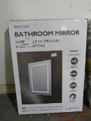 *Tavistock Smart Mirror with Bluetooth Speaker, LED Lights, etc.