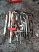 Assorted Wheel Braces, Trolley Jack Handles, etc.