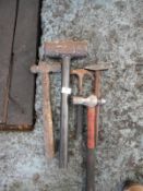 Five Assorted Hammers