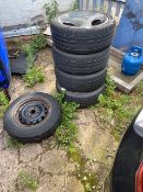 Four Blade+ Alloy Wheels with 215x45ZR17 Tyres plu