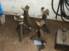 Four Heavy Duty Axel Stands