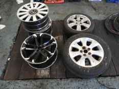 Five Assorted Alloy Wheels