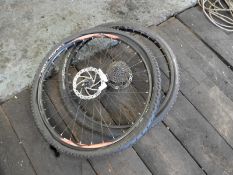 Two Mountain Bike Rear Wheels