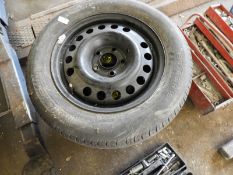 Two Space Saver Spare Wheels and a Five Sud Steel Rim 195/65x15