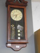 Decorative Wall Clock with Golf Memorabilia