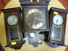 Three Reproduction Wall Clocks