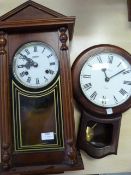 Two Contemporary Antique Style Clocks
