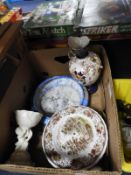 Box of Pottery Items