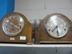 Two Westminster Chimes Mantel Clocks