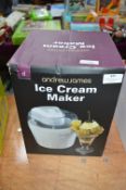 Andrew James Ice Cream Maker - New & Unused