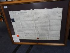 Framed Document