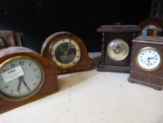Four Assorted Clocks