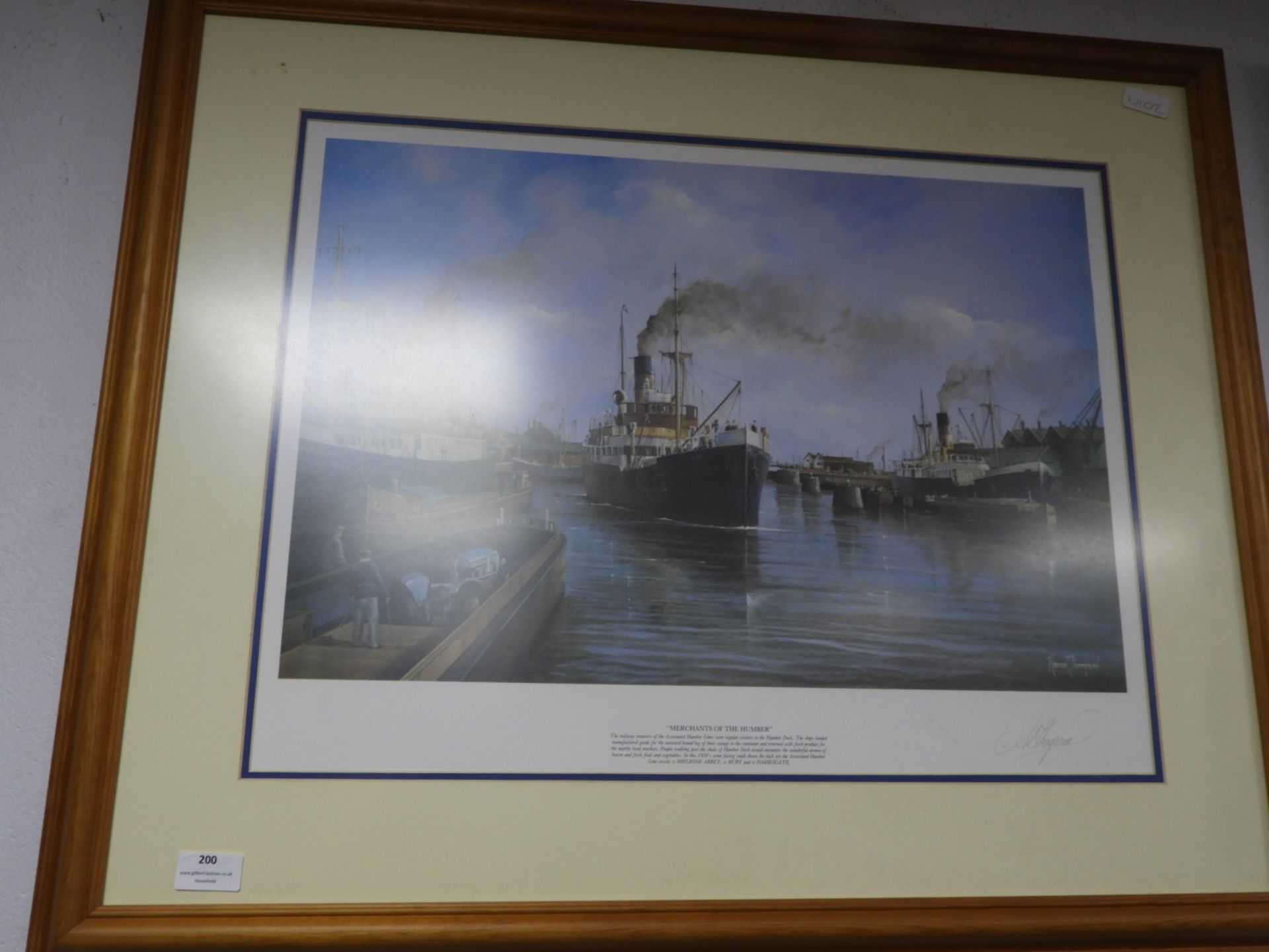 Framed Print of Merchant on the Humber by Adrian