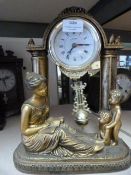 Reproduction Classical Style Battery Operated Mantel Clock