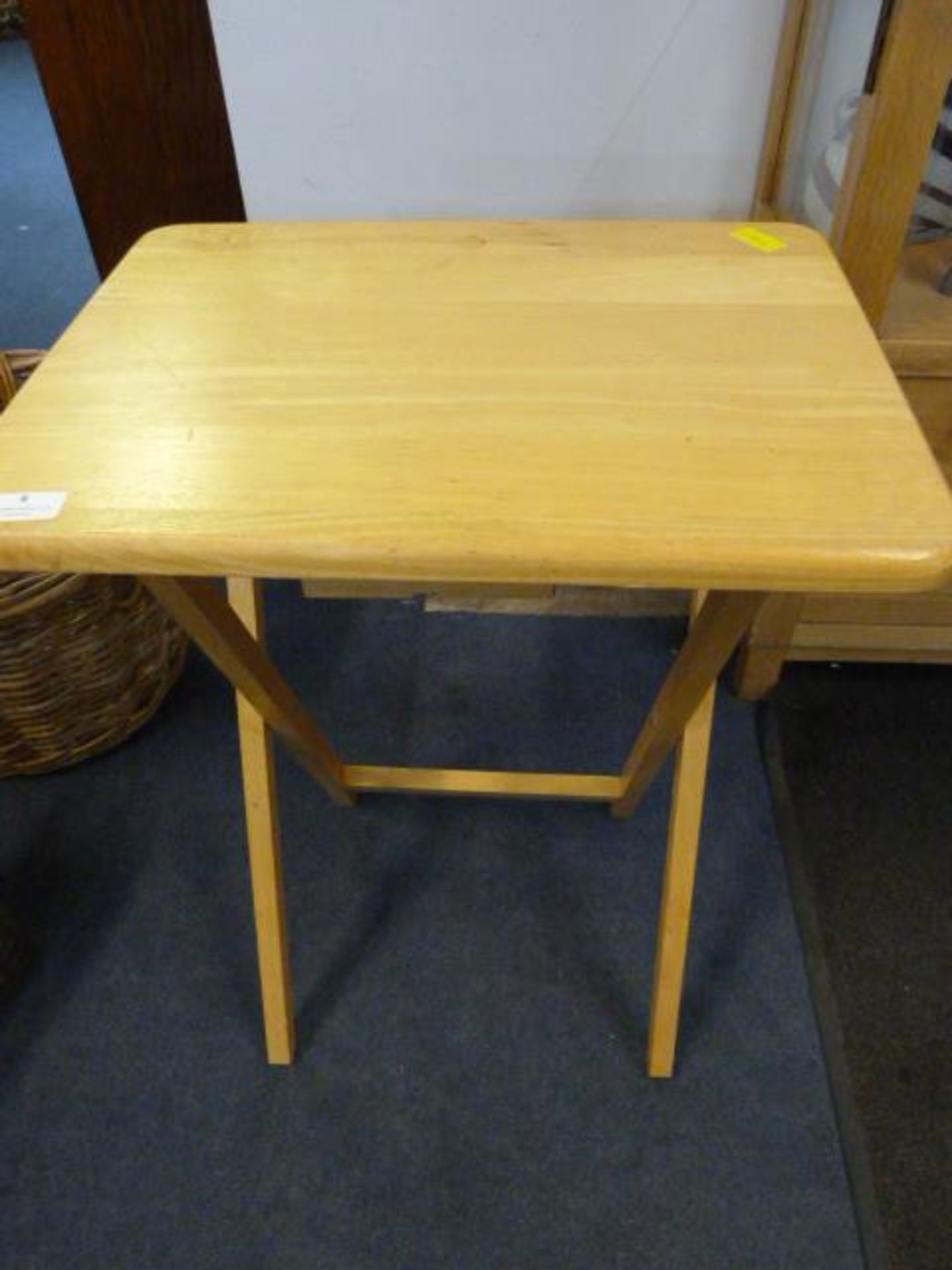 Folding Beech Table