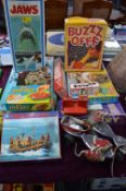 Vintage Games; Jaws, Buzz Off, Spin Quiz, and Vint