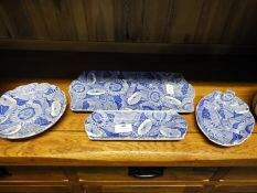 Four Spode Plates/Dishes