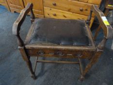 Edwardian Piano Stool