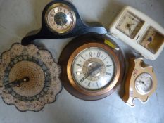 Five Assorted Small Clocks