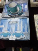 Eight Boxed New York Diner Cups & Saucers