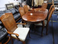 Decorative Dining Table with Six Chairs Including